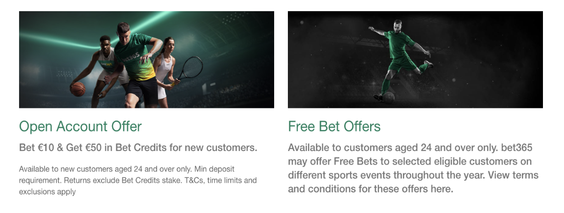 Bonificaciones en el casino Bet365